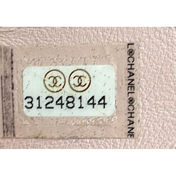 Chanel Deauville Tote Raffia with Glitter Detail Small Pink - Picture 8 of 8